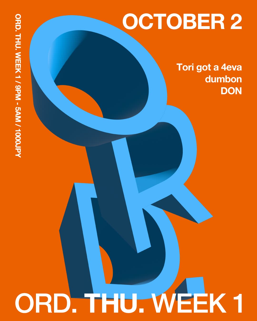 ORD.THU.WEEK 1