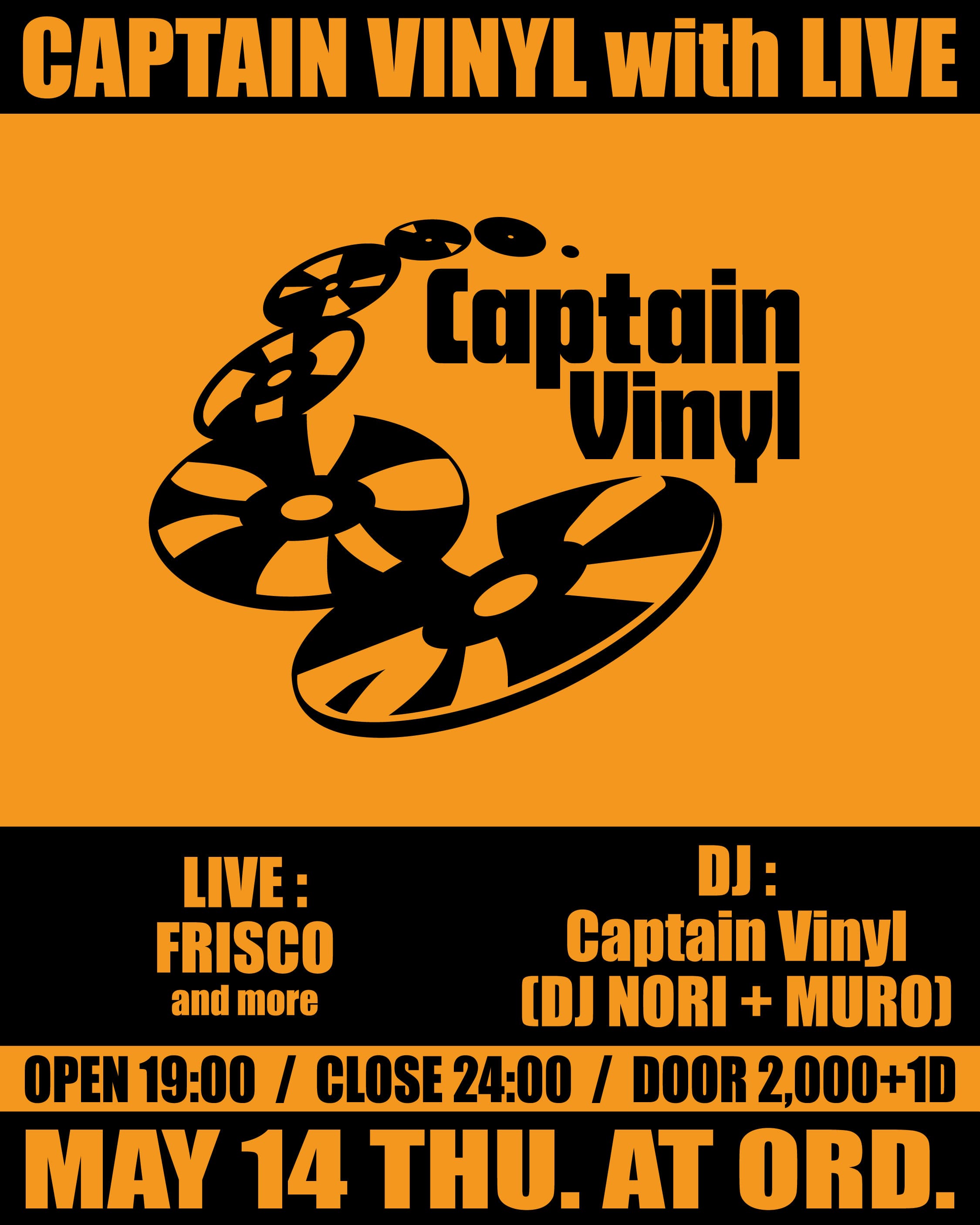 CAPTAIN VINYL with LIVE