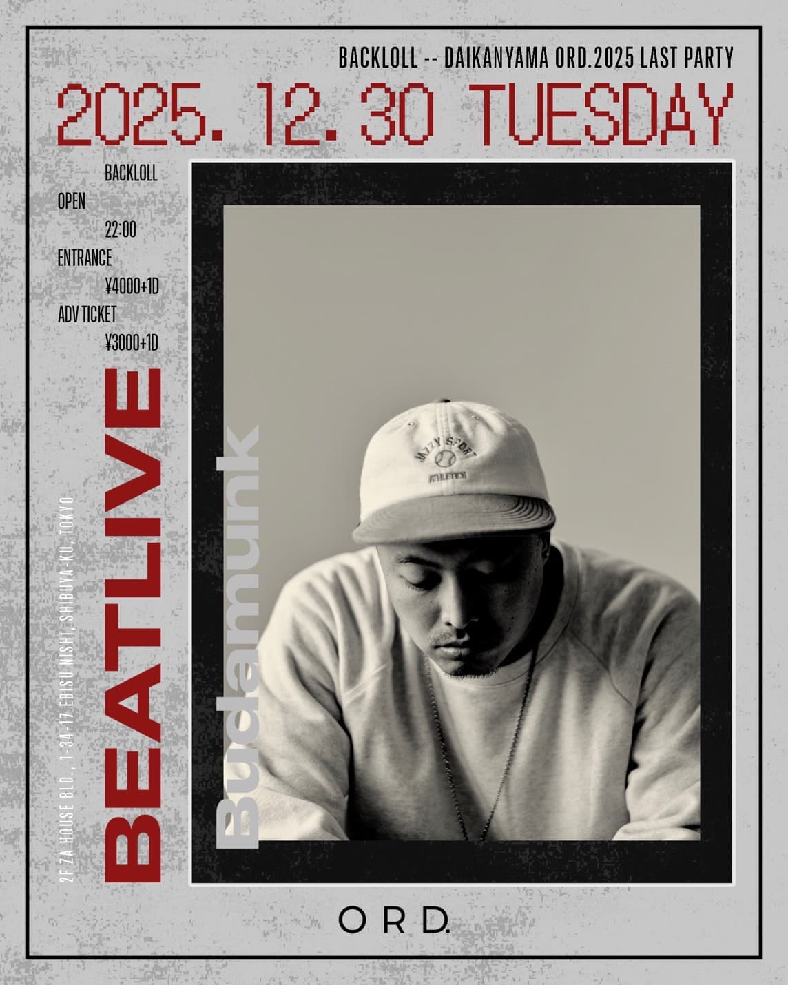 BackLoll -Daikanyama ORD. 2025 Last Party-