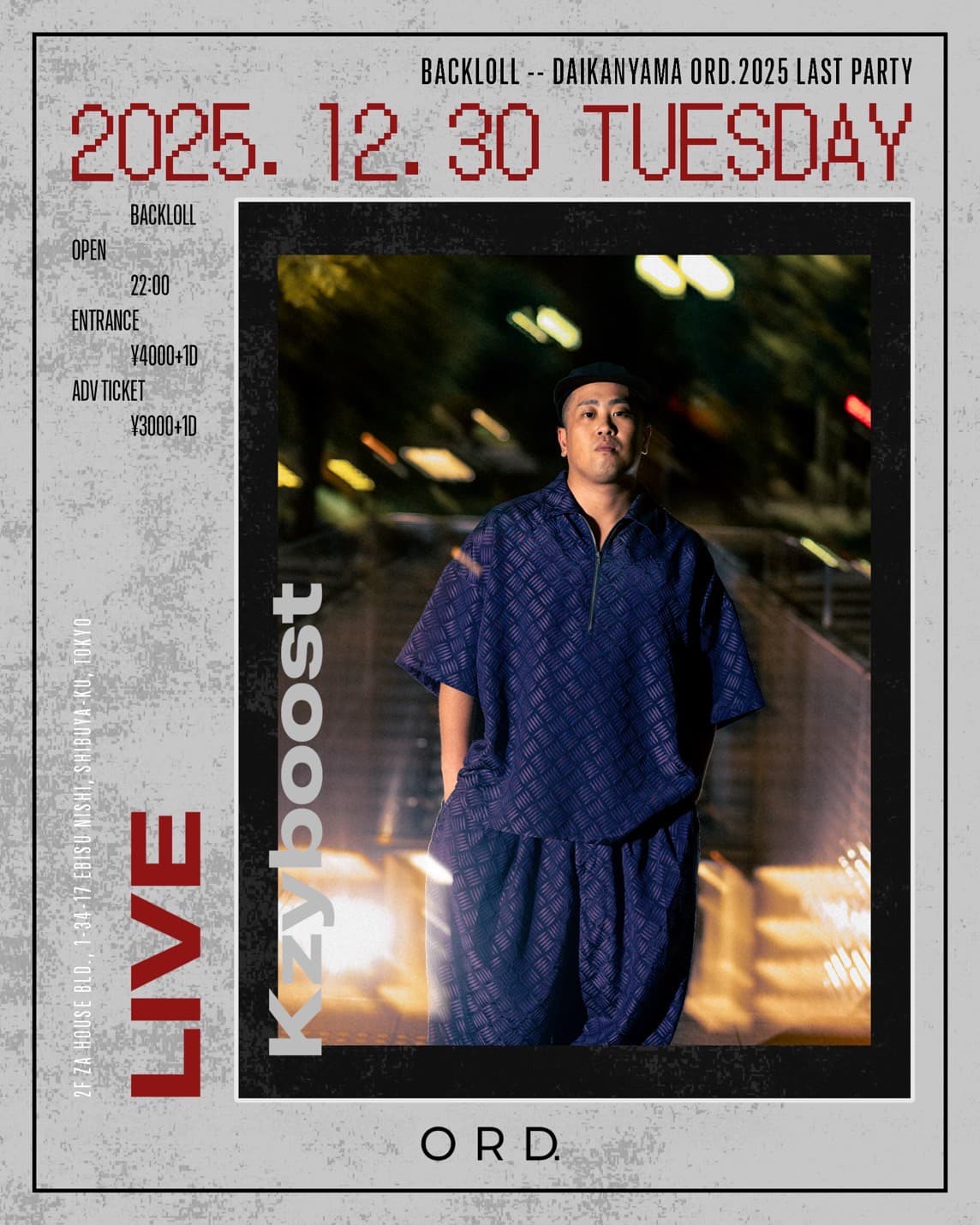 BackLoll -Daikanyama ORD. 2025 Last Party-