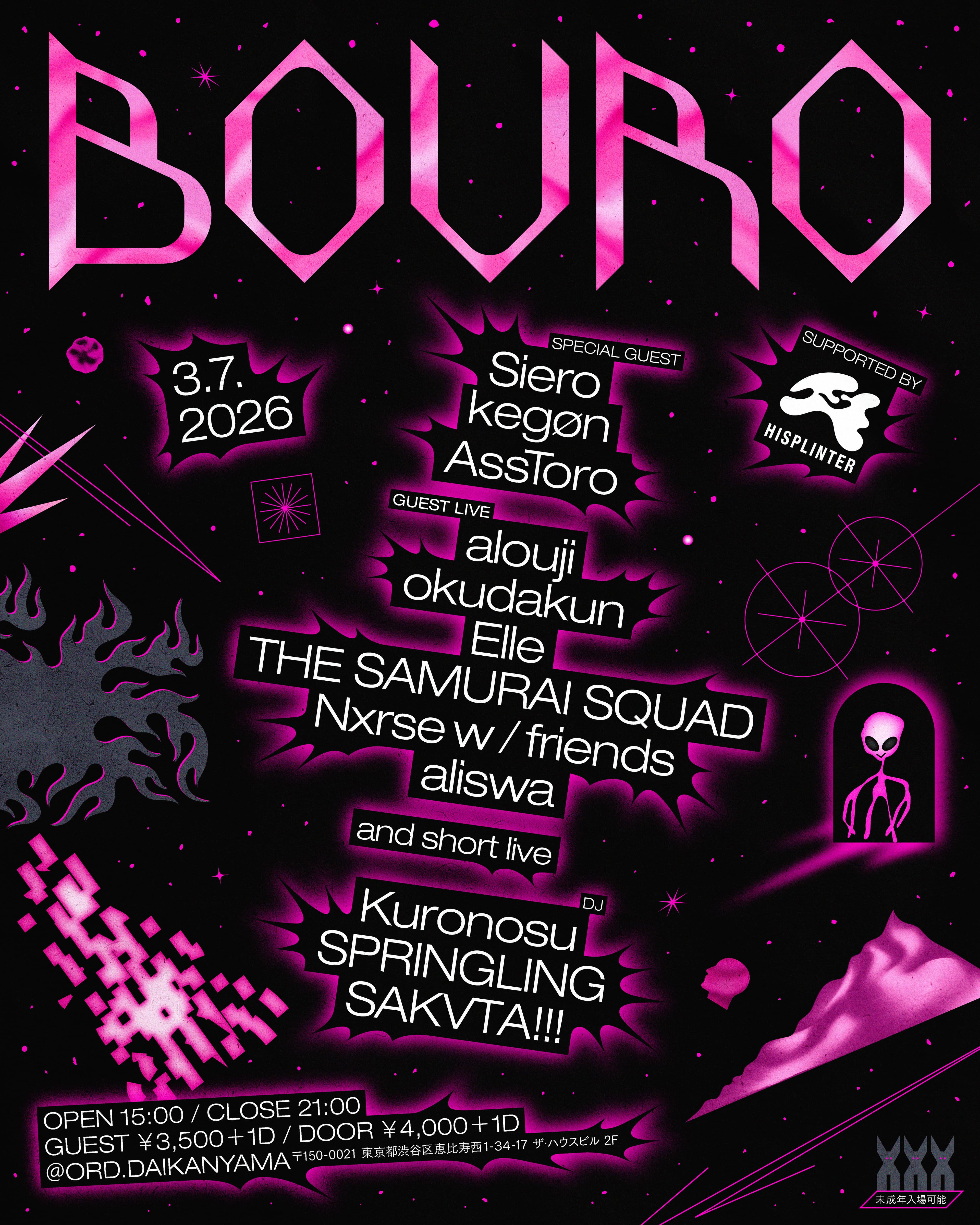 BOURO supported by Hisplinter