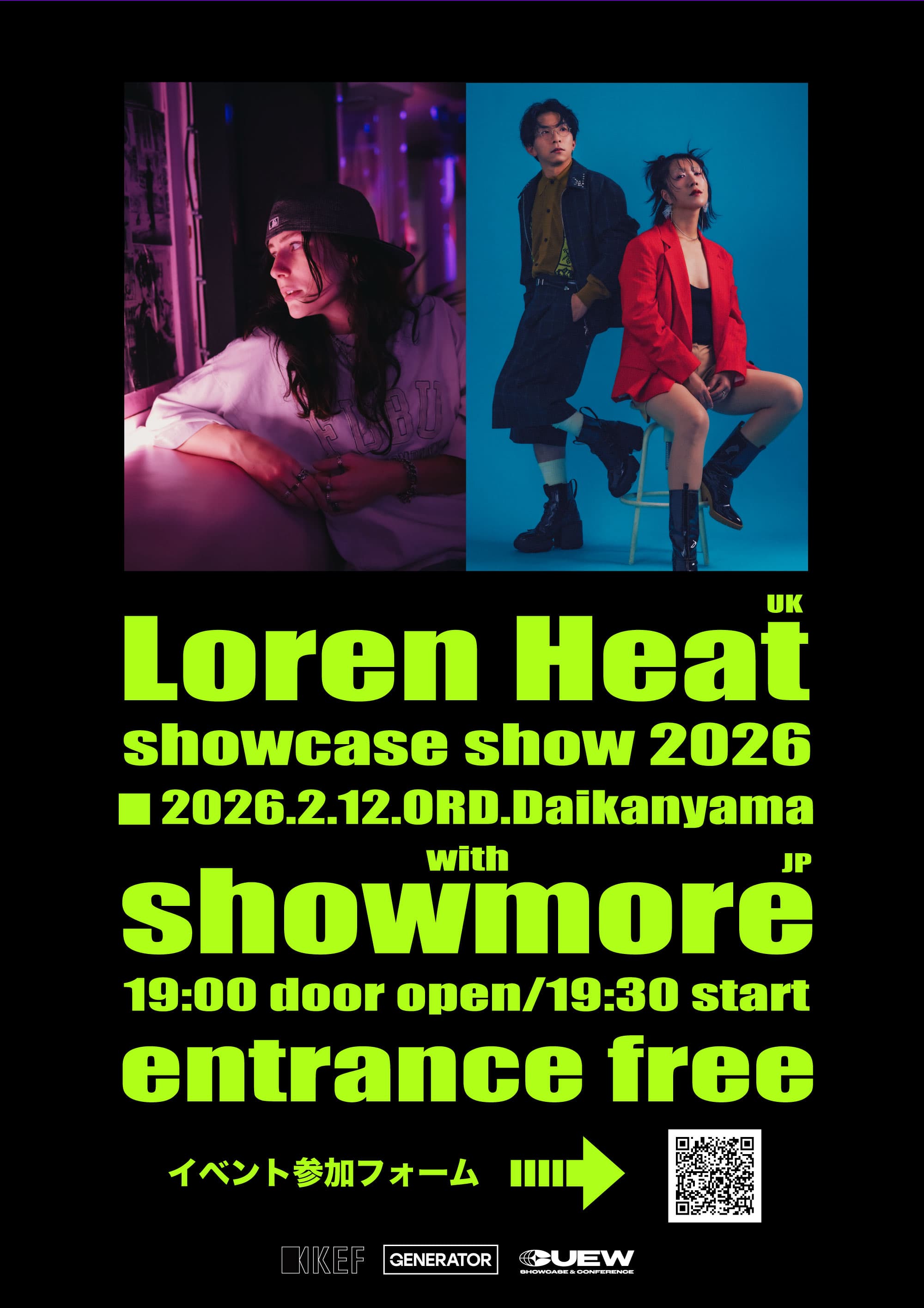 UK x JAPAN MUSIC SUMMIT 2026 Loren Heat showcase live