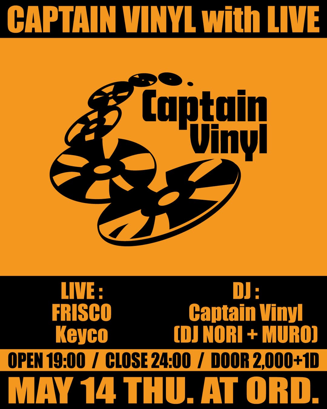 CAPTAIN VINYL with LIVE