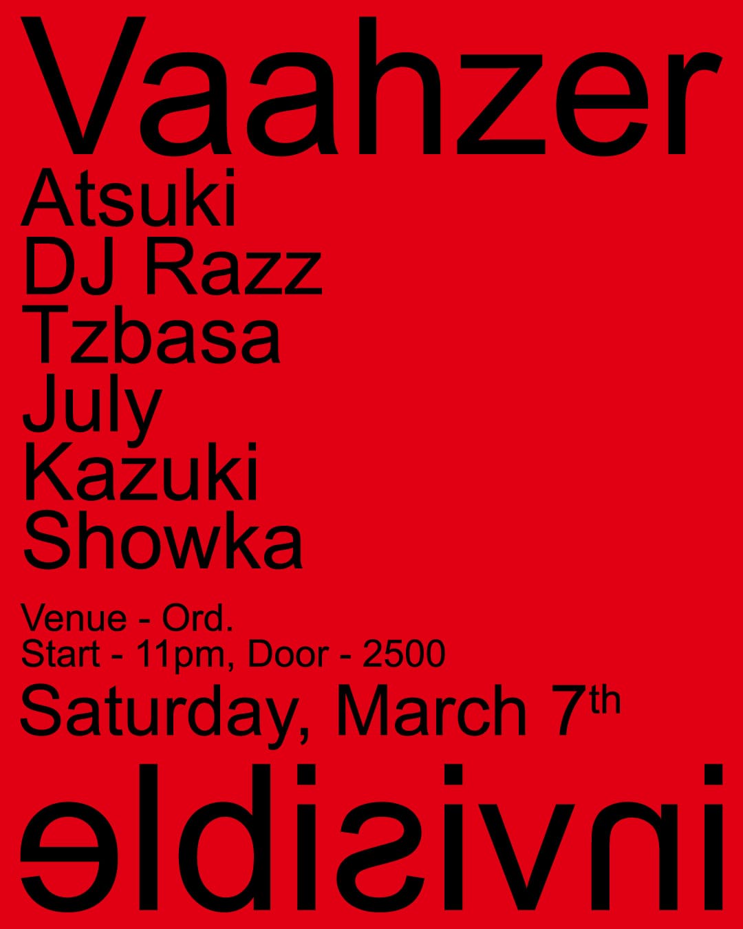 invisible invites Vaahzer