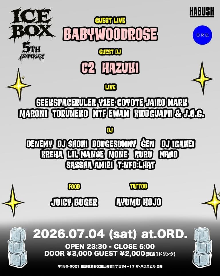 ICE BOX 5th anniversary