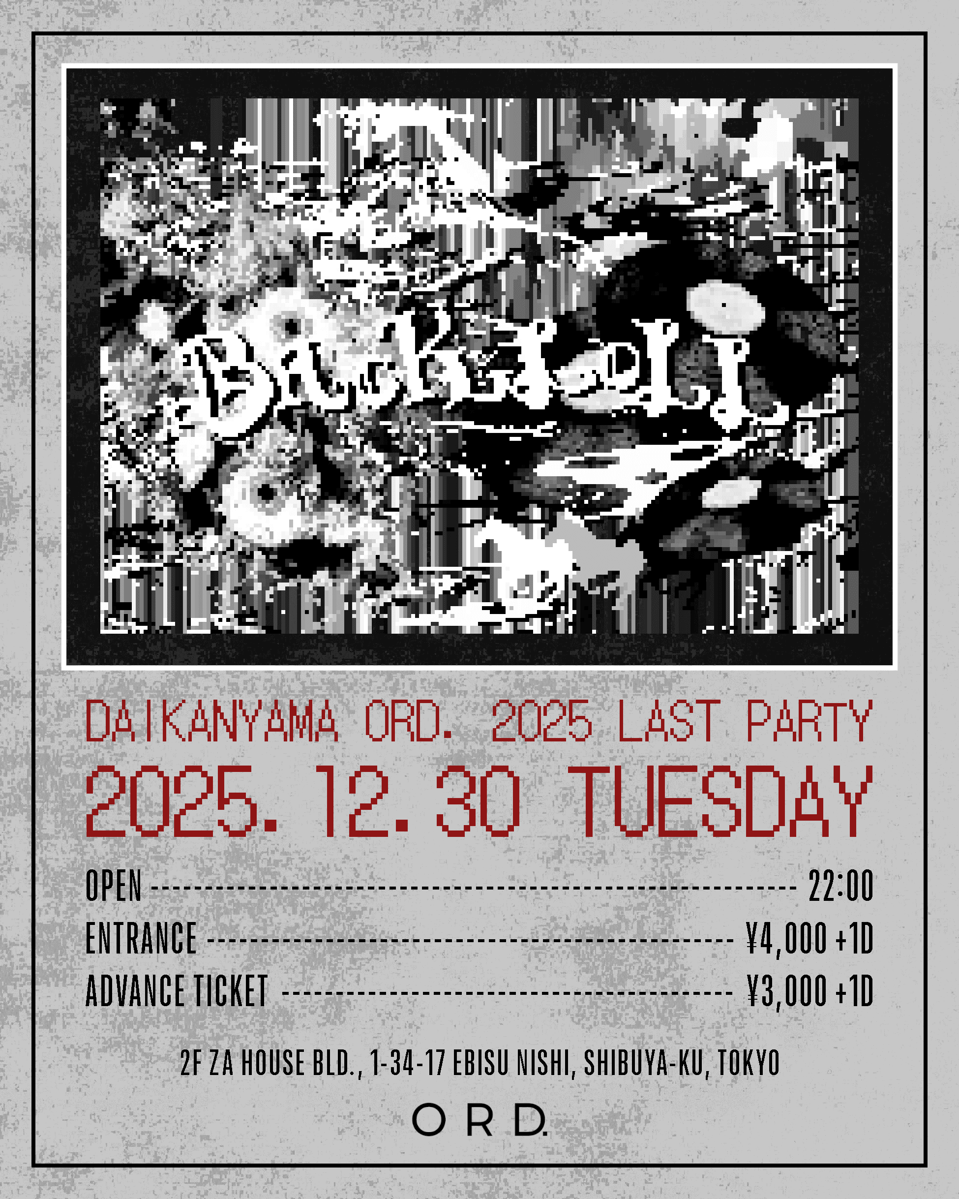 BackLoll -Daikanyama ORD. 2025 Last Party-