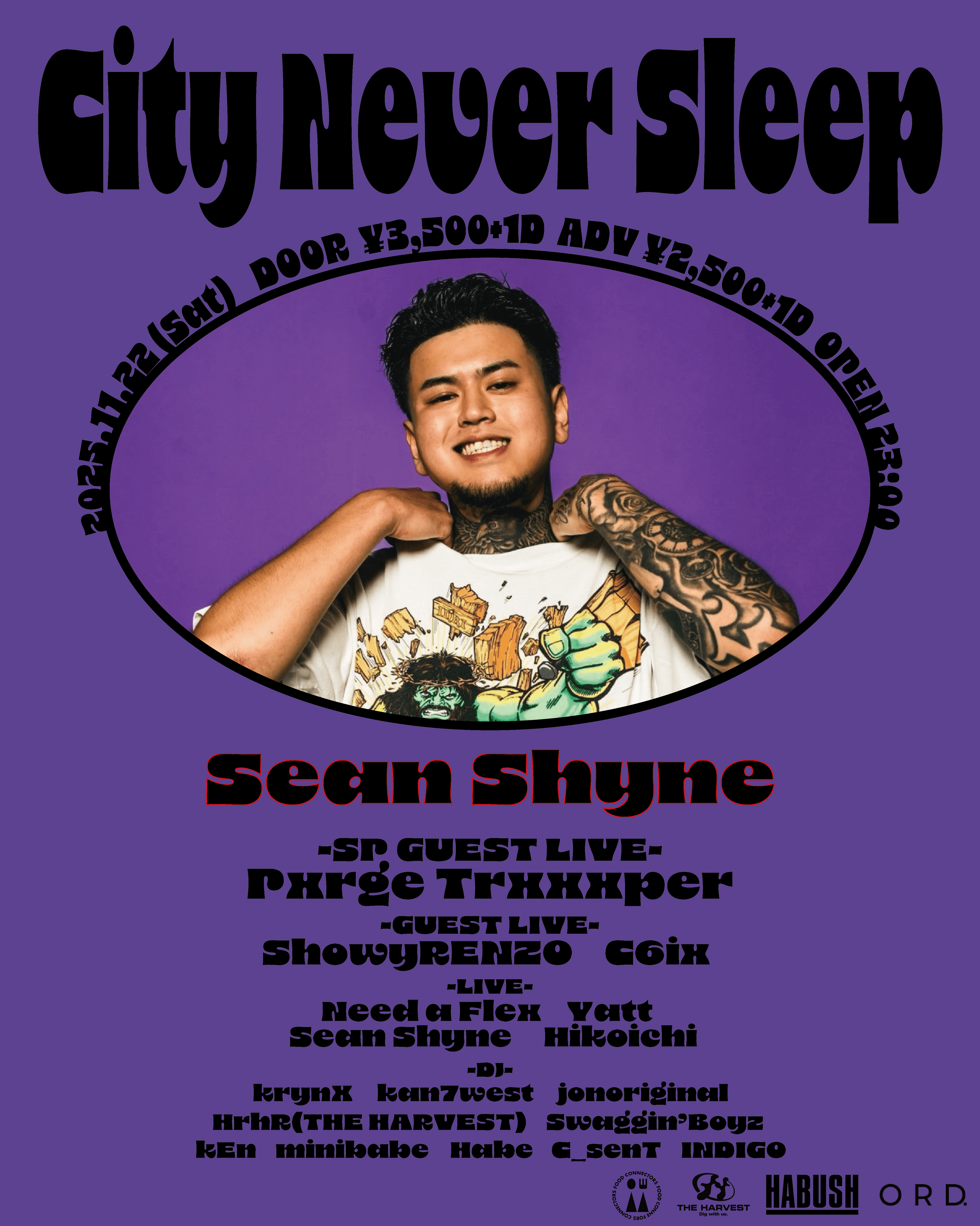 City Never Sleep supported by HARVEST