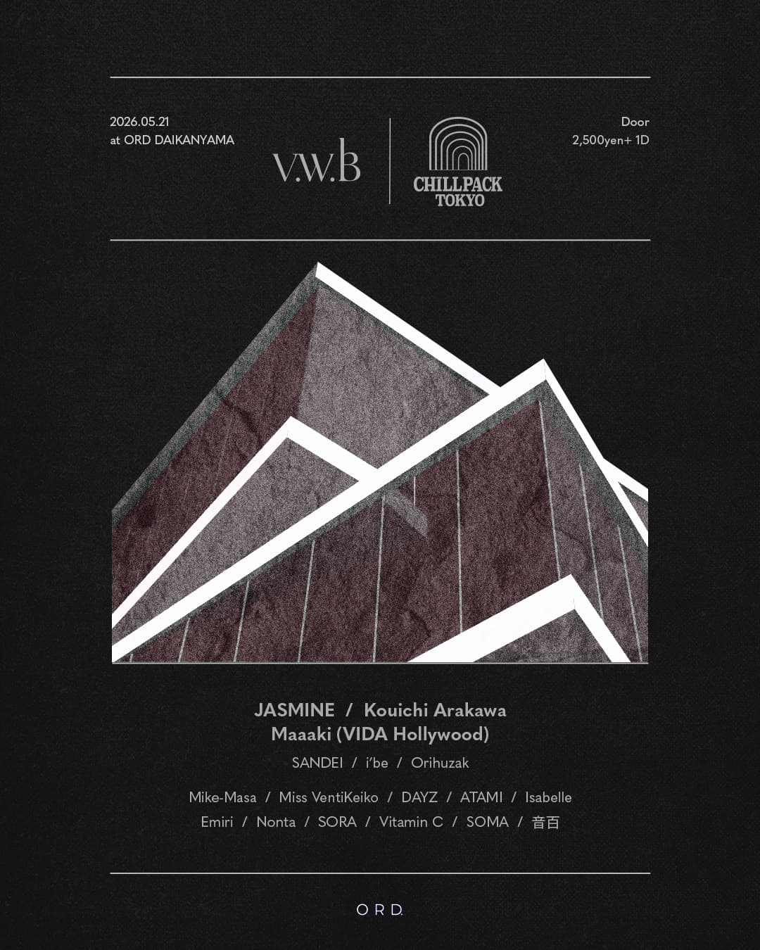 CHILLPACK TOKYO vol.2 × V.W.B