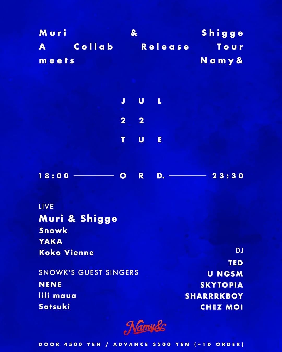 Muri & Shigge: A Collab Release Tour meets Namy