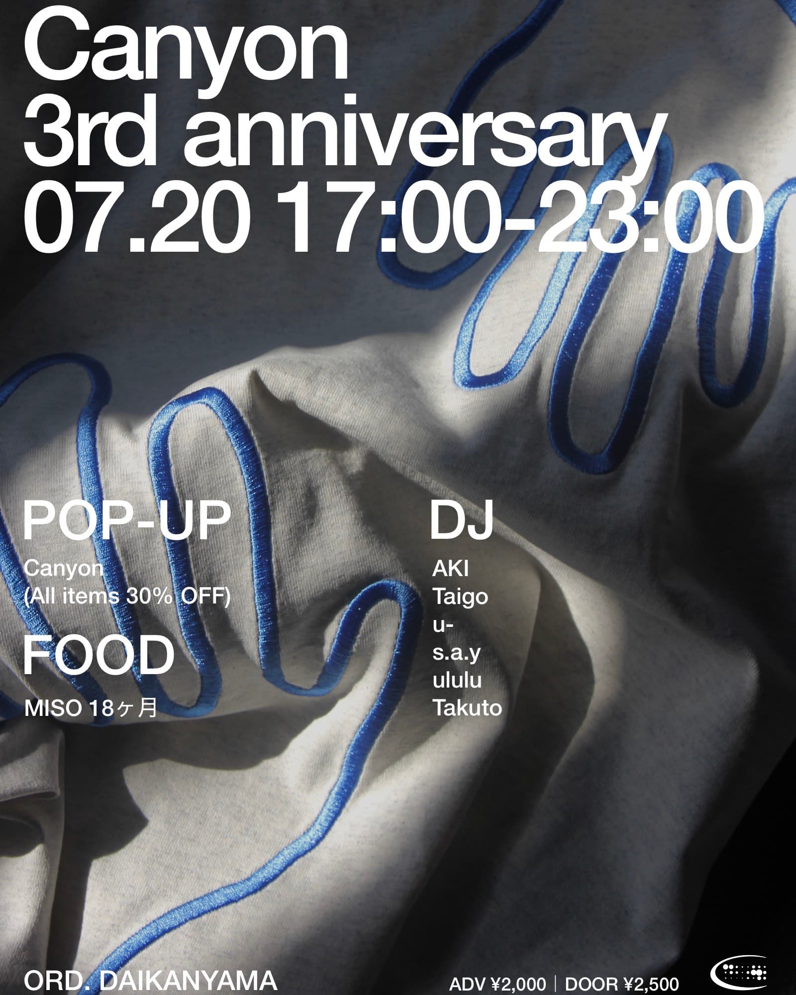 Canyon 3rd anniversary party