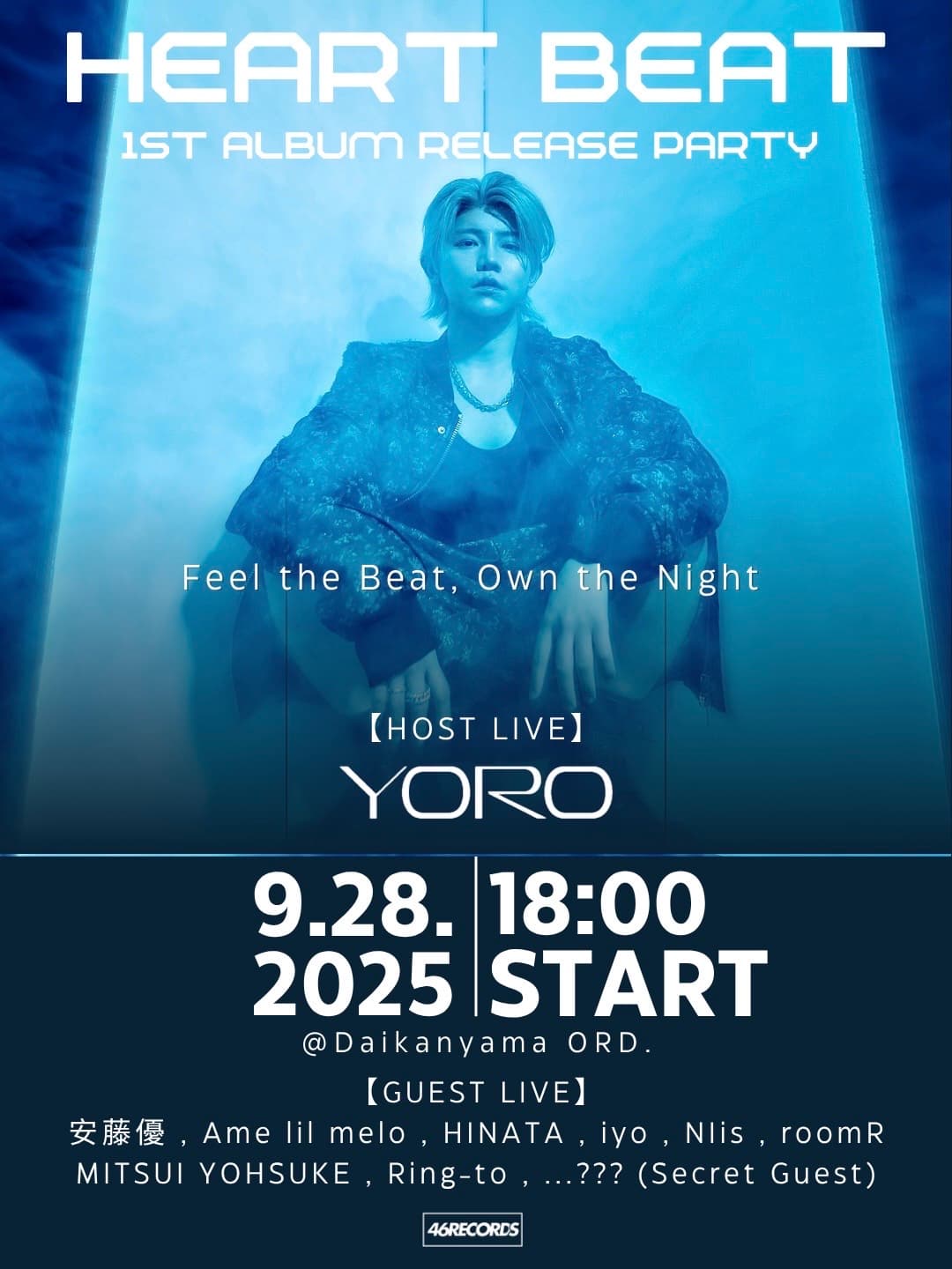 YORO 1st Album "HEART" Release Party『HEART BEAT』
