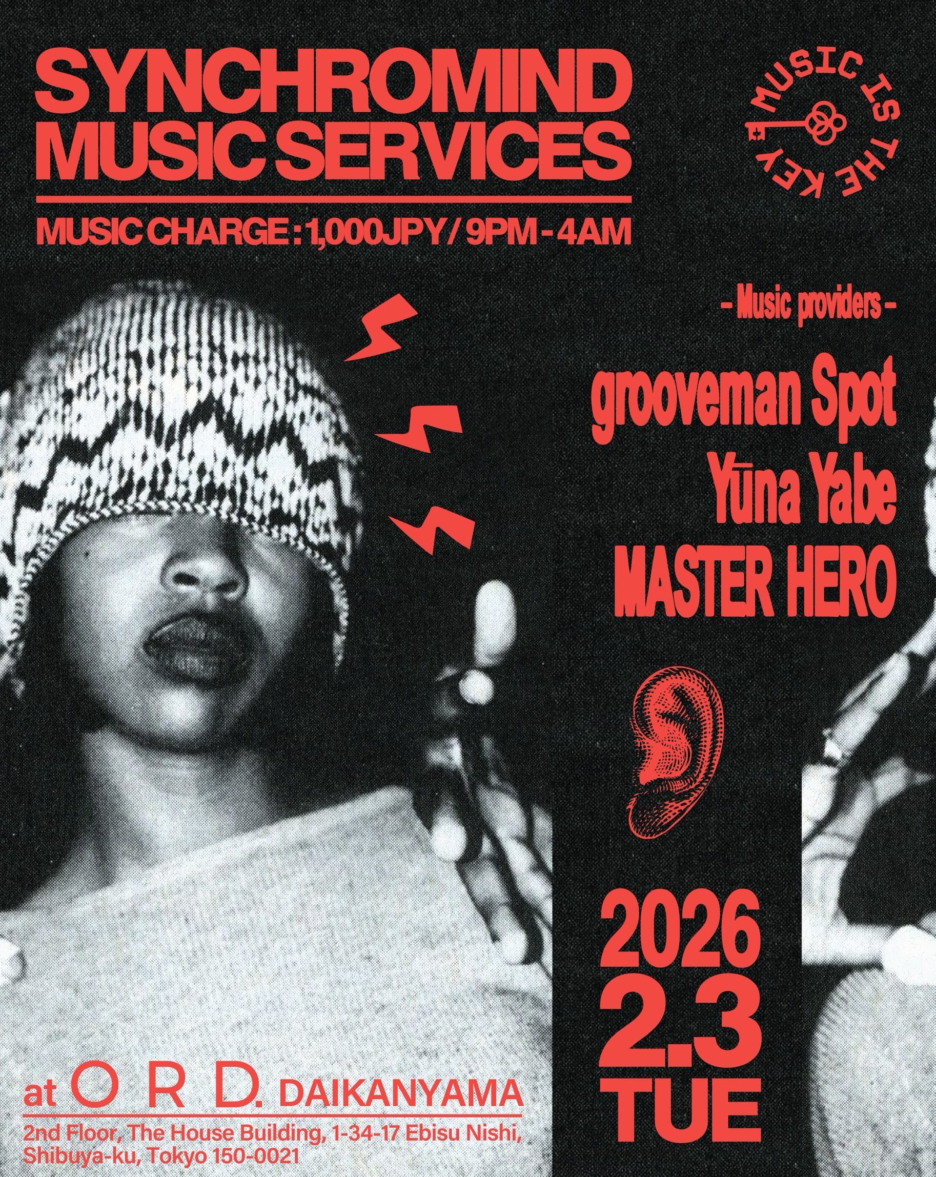 “SYNCHROMIND MUSIC SERVICES” at ORD DAIKANYAMA (Tokyo,Japan)