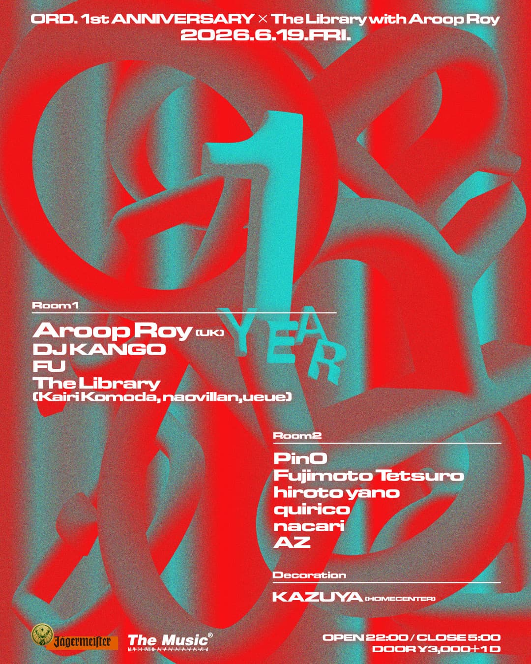ORD. 1st ANNIVERSARY × The Library with Aroop Roy