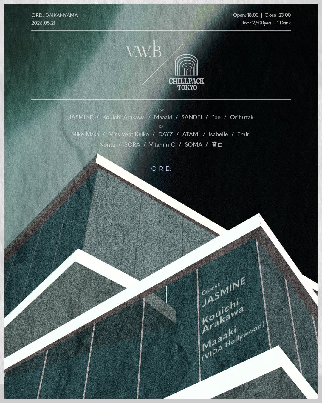 CHILLPACK TOKYO vol.2 × V.W.B