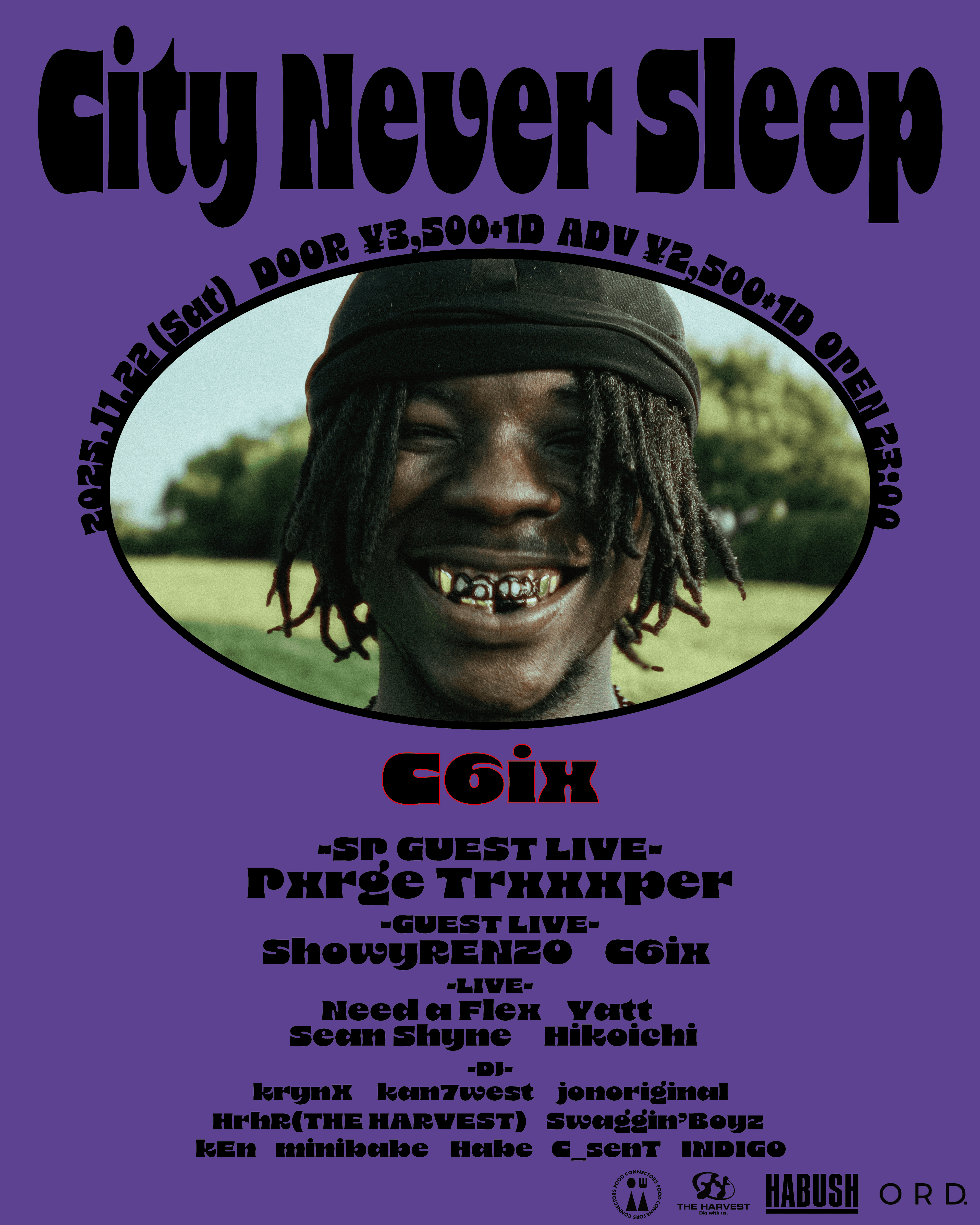 City Never Sleep supported by HARVEST