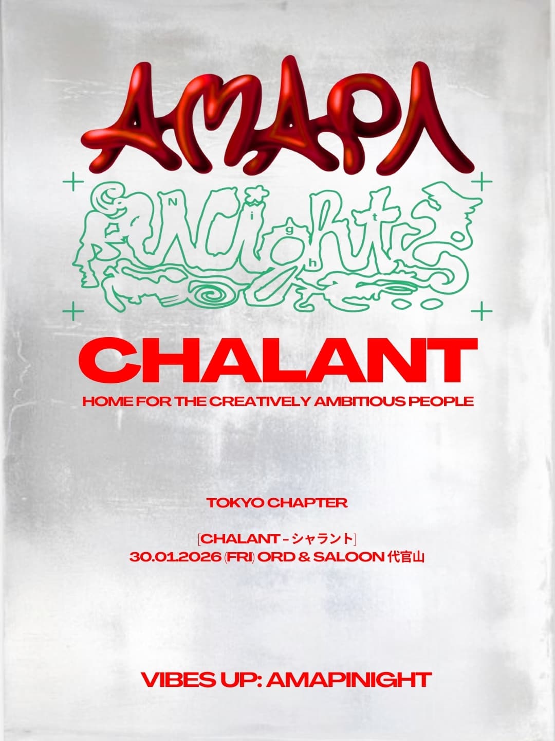 “CHALANT” @chalant_creative ORD + Saloon : special joint