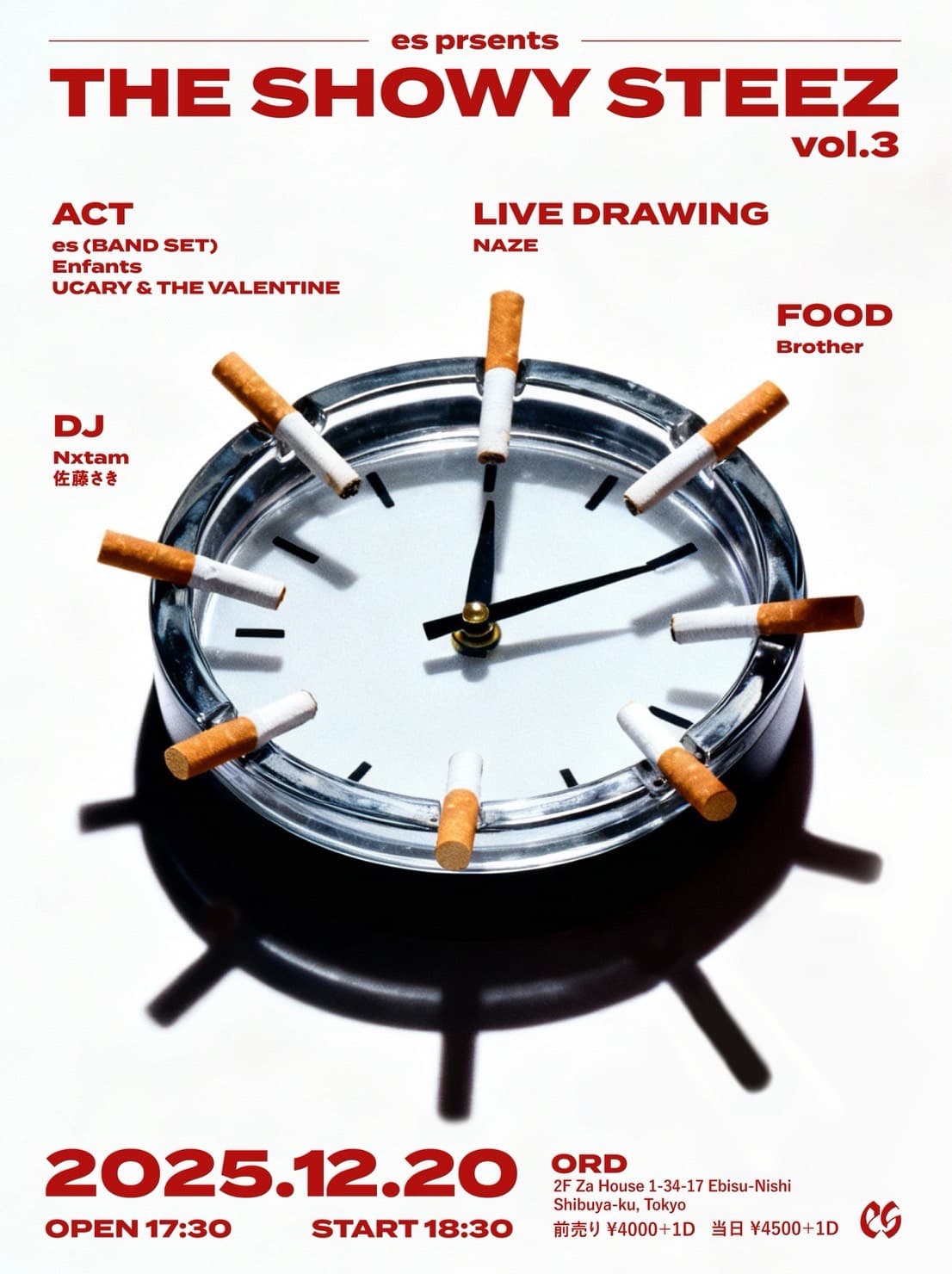 es presents "THE SHOWY STEEZ"